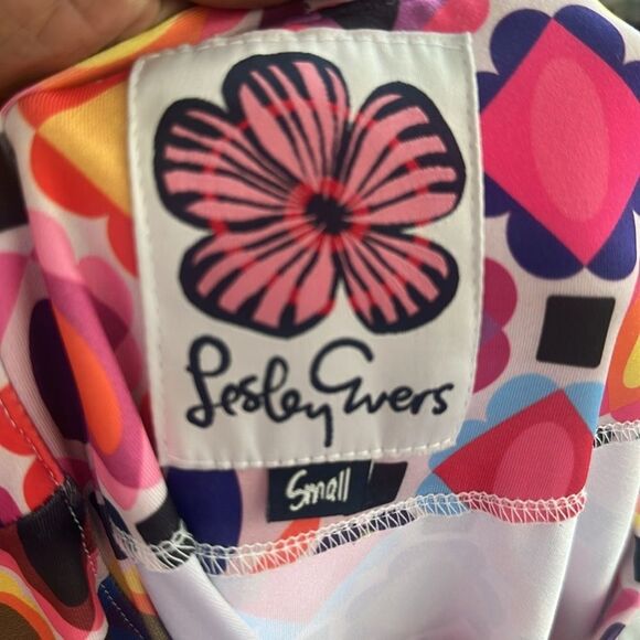 Lesley Evers Geometric Patterned Ida Dress S - Picture 4 of 5